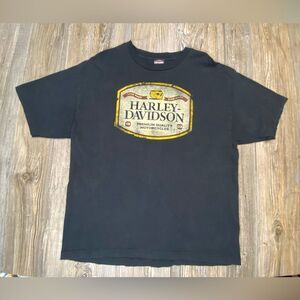 2024 Harley-Davidson Motorcycles Black T-Shirt Size XL Legacy Effingham Illinois